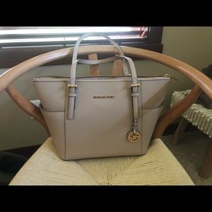 Michael Kors saffiano leather tote